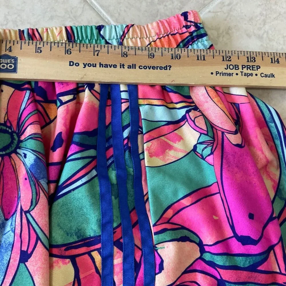 adidas Multicolor Floral Print Mini Skirt